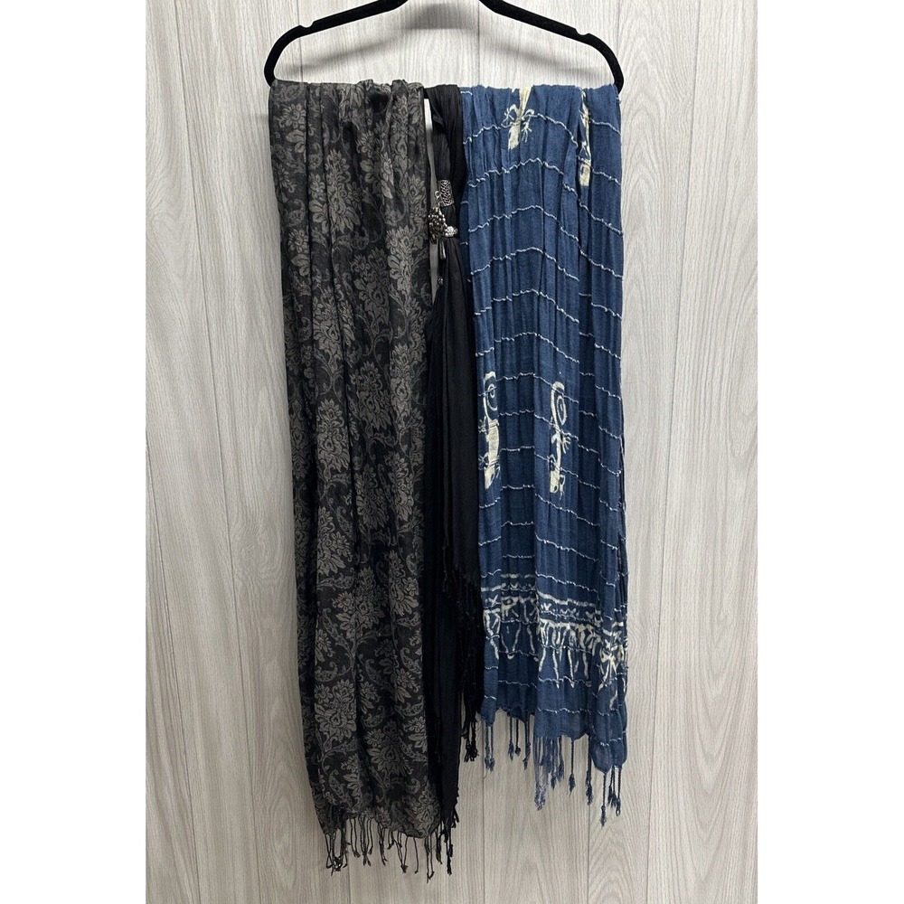 Scarf Custom Bundle (Set of 3) Various Patterns, Materials & Lengths - Set G